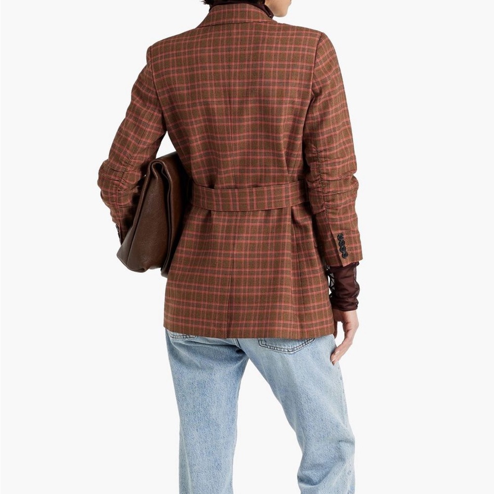 ❤️❤️❤️ Derek Lam 10 Crosby Harrison Gathered Sleeve Blazer size 4❤️❤️❤️ - Picture 3 of 8